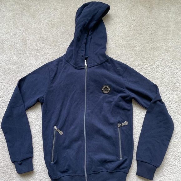 Men's Navy Blue Hoodie Sweater